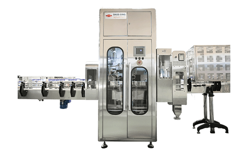 单头全自动收缩膜套标机 DSL-250A (up to 250BPM) DSL-250A